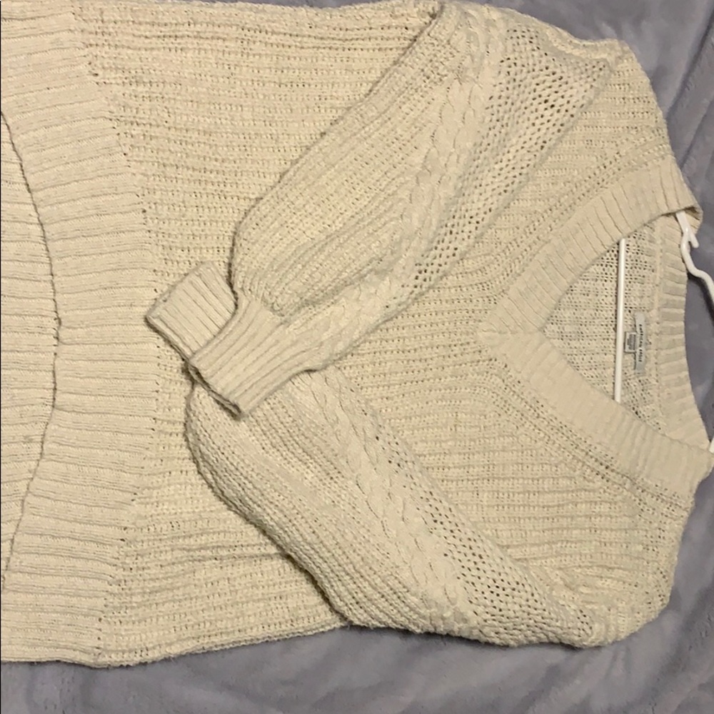 AE White Sweater